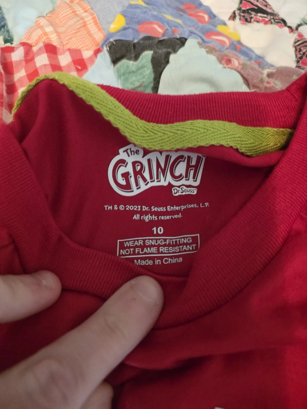The Grinch 'Merry Grinchmas' Red Kids Pajama Set